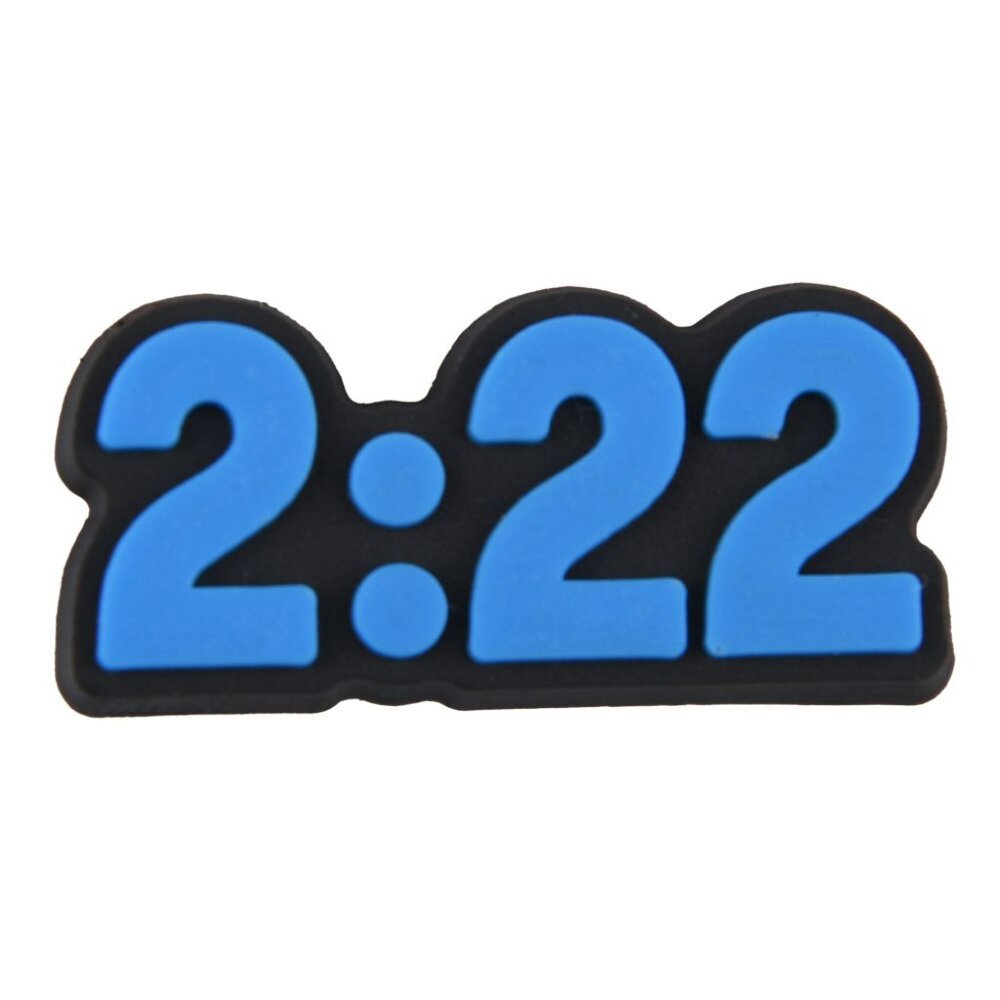 2:22 Croc Charm
